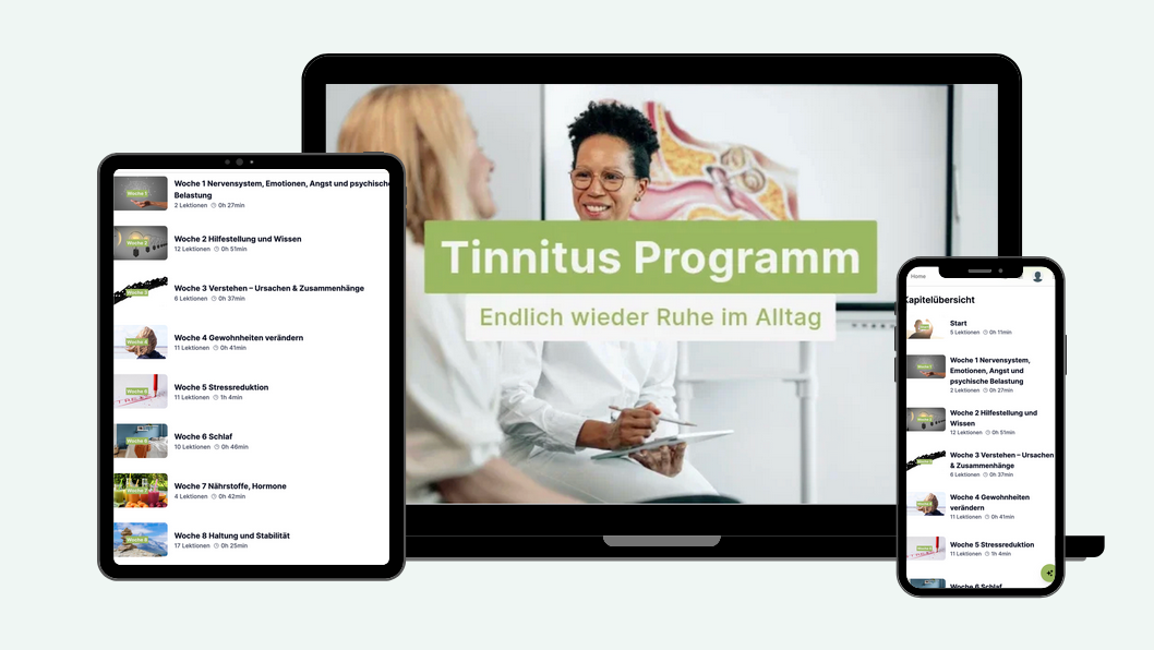 8 Wochen Tinnitus Kurs (Herbstaktion)