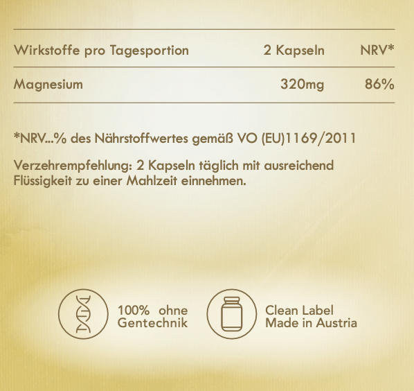 Magnesium Bisglycinat - 60 Kapseln