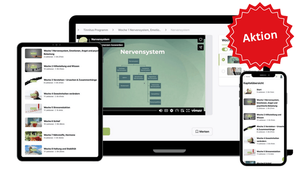 8 Wochen Tinnitus Kurs (Herbstaktion)